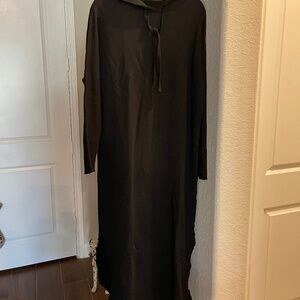 Frank and Eileen hooded long dress